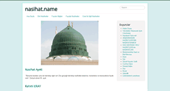 Desktop Screenshot of nasihat.name